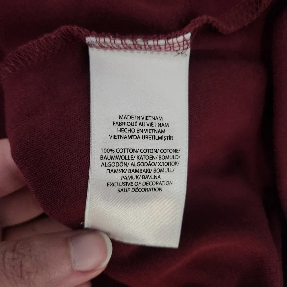 Polo Ralph Lauren Mens Burgundy Maroon Short Sleeve Cotton Polo Shirt L Preppy